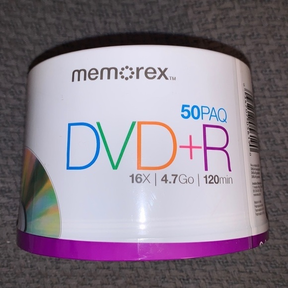Memorex Other - Nwt Factory Sealed Memorex Dvd + R 50 Pack 16x 4.7 Gb 120 Min